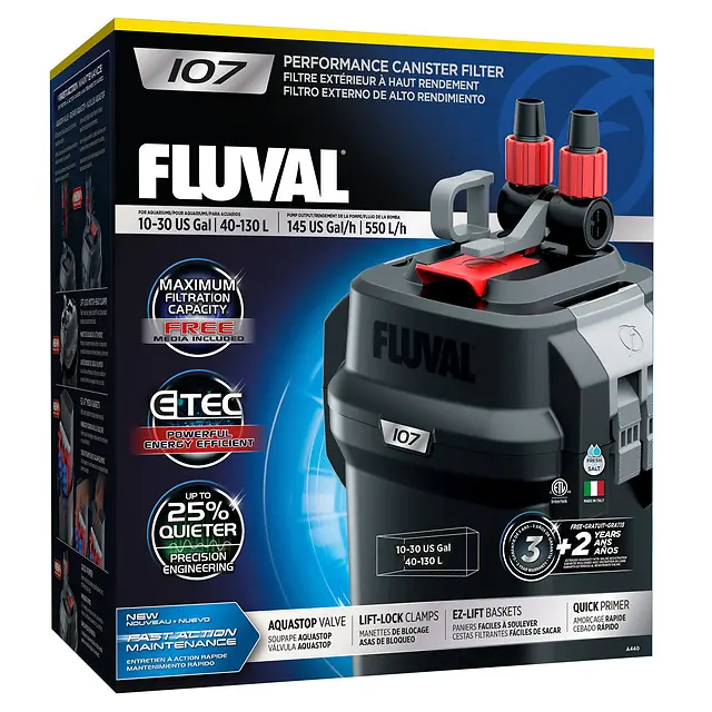 FLUVAL 107 EXTERNAL FILTER