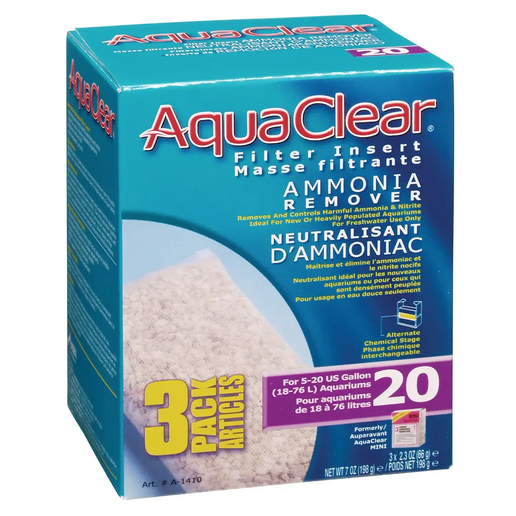 AQUA CLEAR 20 MINI AMMOIA REMOV