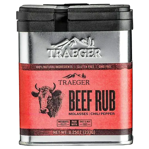 Beef Rub Seasoning, 8.25 Ounce Bottle, Premium Flavor Enhancer for Grilling and Cooking