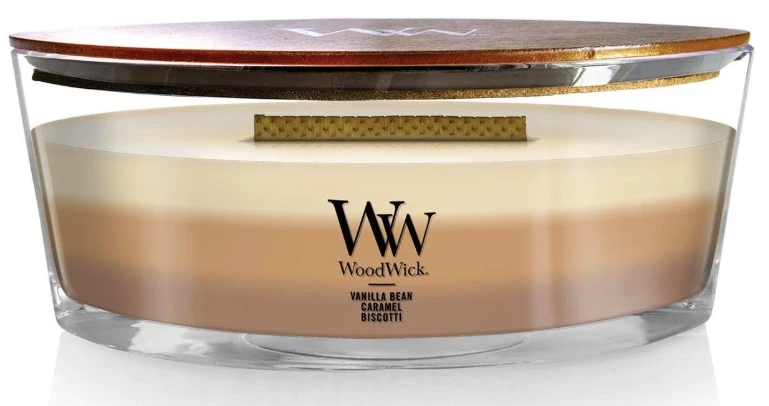WoodWick Café Sweets Trilogy Ellipse Candle, Multi