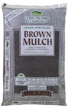 2CUFT BROWN MULCH