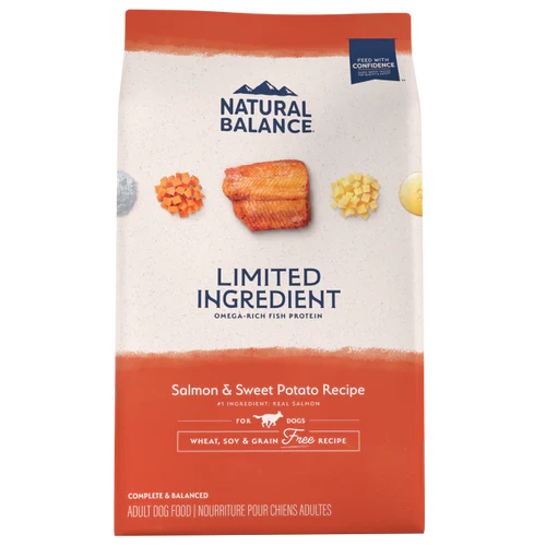Natural Balance L.I.D. Salmon & Sweet Potato Formula Dry Dog Food, 24 lbs.
