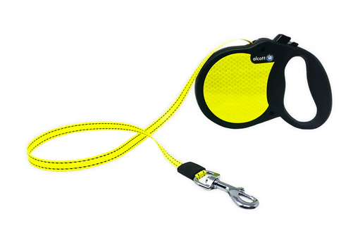 Alcott Visibility Retractable Leash Large Neon Yellow