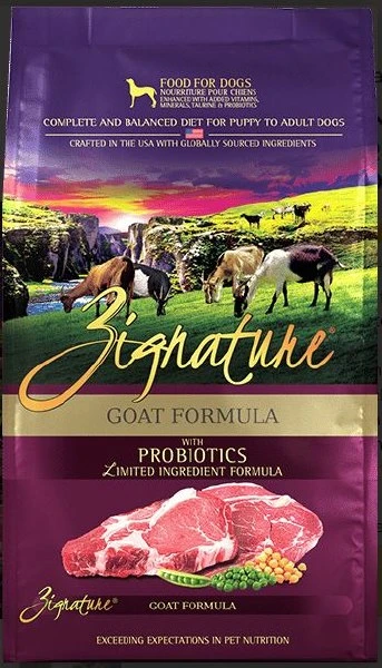 Zignature Goat Dog Food 4lb