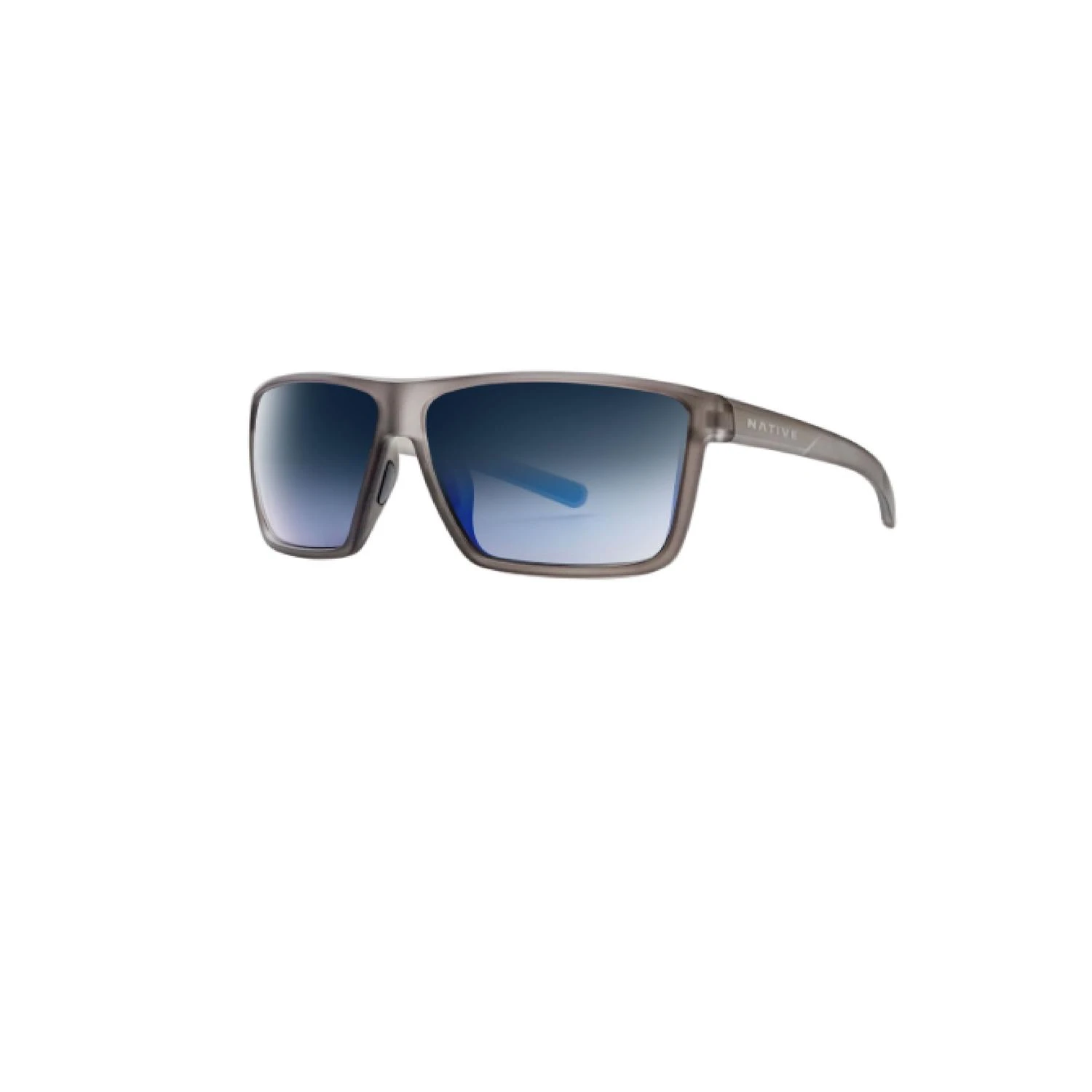 Native Wells Xl Blue Matte Smoke Crystal Polarized Sunglasses
