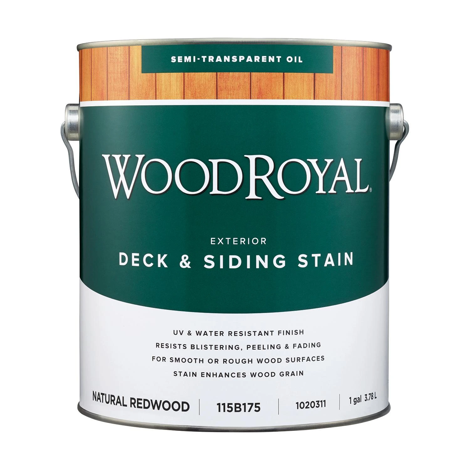 Ace Wood Royal Semi-transparent Natural Redwood Oil-based Deck And Siding Stain 1 Gallon