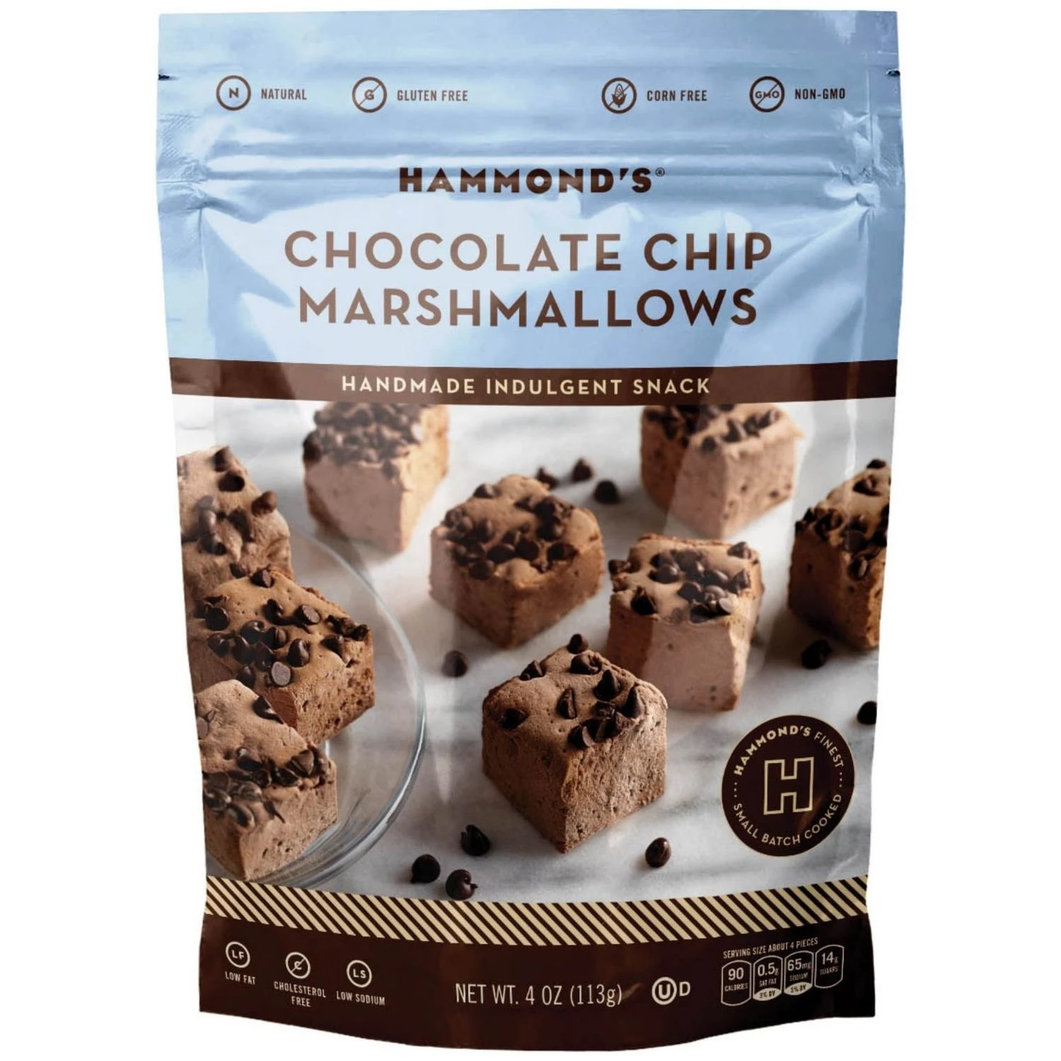 Hammond's Handmade Double Chocolate Chip Marshmallows 4 Oz Bag