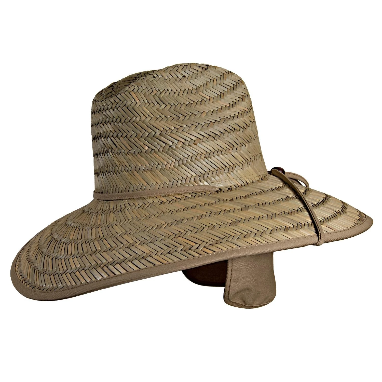 Turner Hats Sunbuster Lifeguard Hat With Neck Cape Tan L/xl