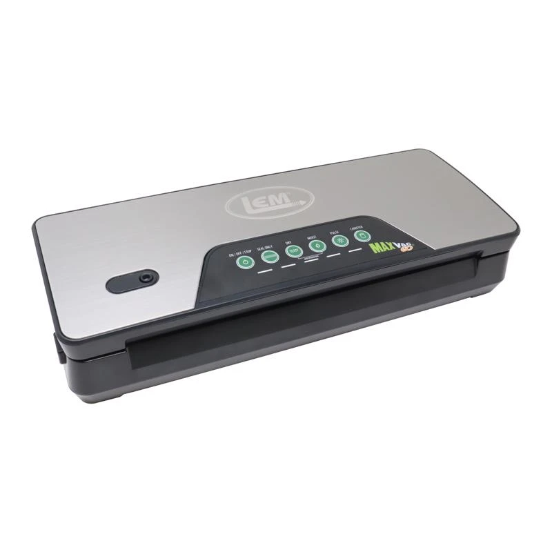 Lem Maxvacgo Black/silver Food Vacuum Sealer With Bag Cutter