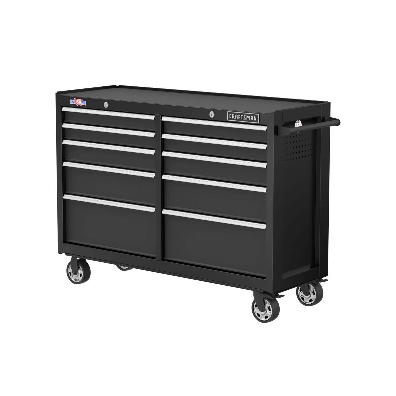 Craftsman S2000 52 Inch 10 Drawer Steel Rolling Tool Cabinet