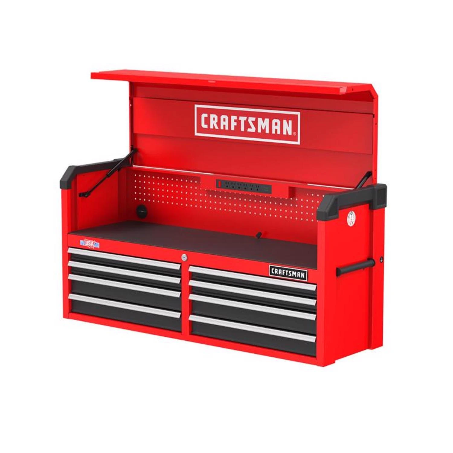 Craftsman 2000 Series 52 In. 8 Drawer Steel Tool Chest With Usb Ports