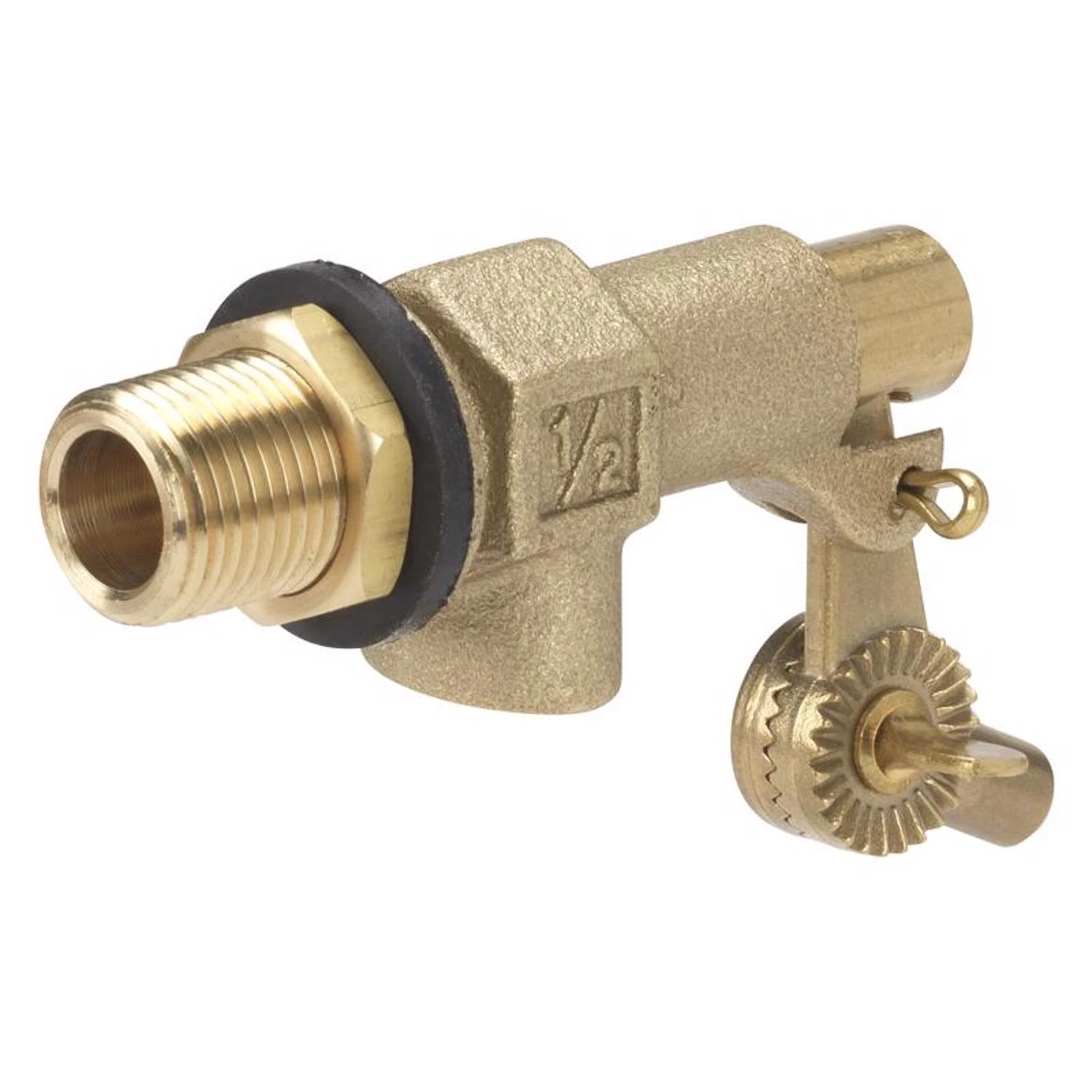 Homewerks 1/2 Inch Diameter Bronze Stock Tank Float Valve With Dual Inlet Thread
