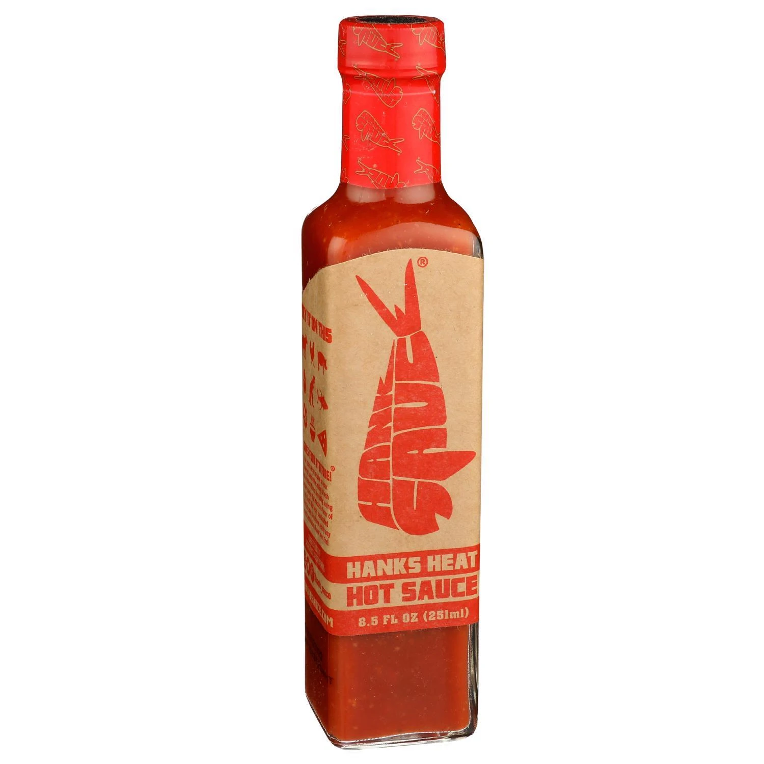 Hank Sauce Hanks Heat Hot Sauce 8.5 Ounce Bottle