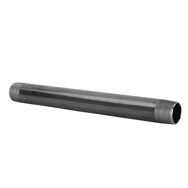 Stz Industries 1/2 Inch Diameter X 14 Inch Length Black Steel Pre-cut Pipe