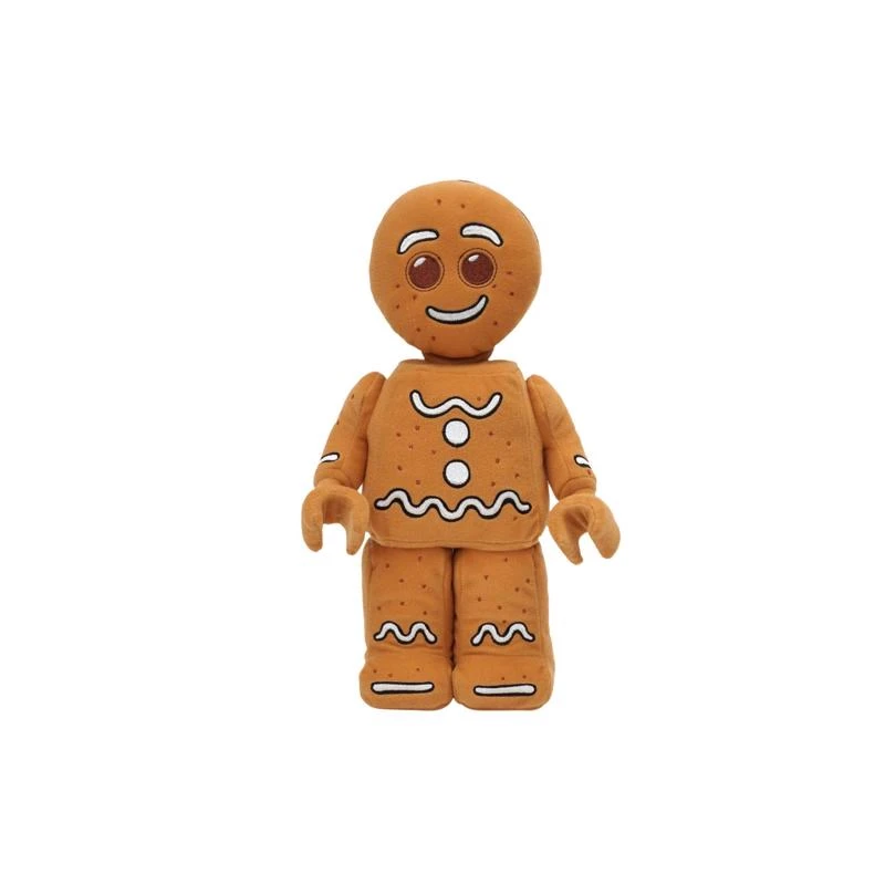 Manhattan Toy Lego Gingerbread Man Plush Minifigure Toy Brown 14 X 7 X 4 In