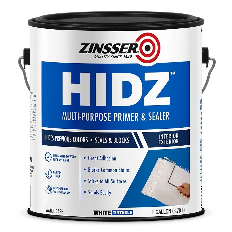 HIDZ Multi-Purpose White Primer and Sealer, 1 Gallon Container