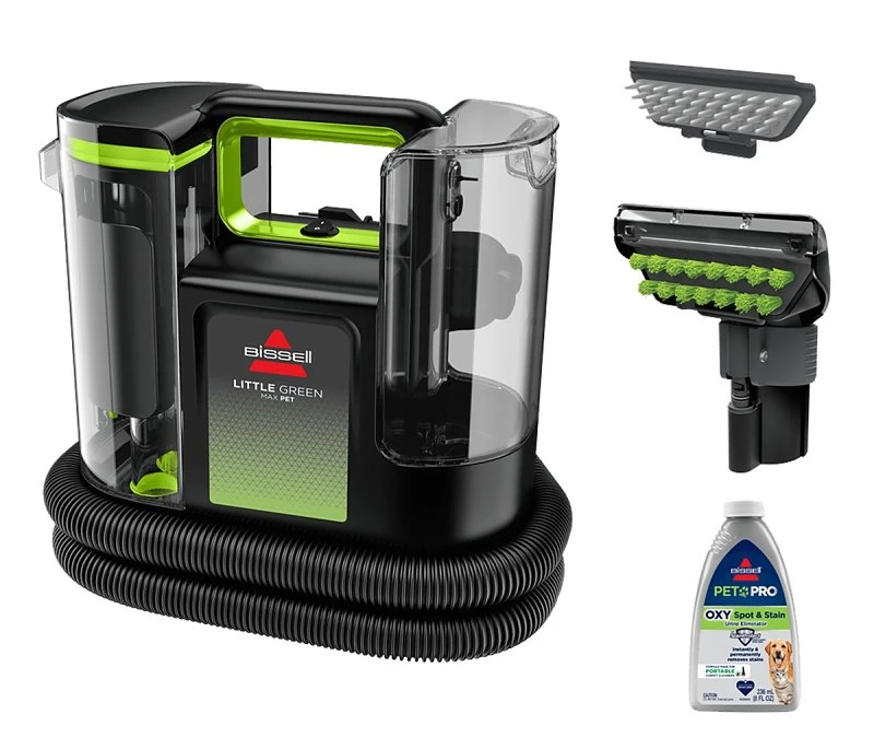 Bissell Little Green Max Pet Portable Carpet Cleaner, 32 Oz Capacity, 12a Power
