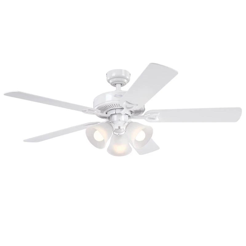 Westinghouse Vintage 52 Inch White Led Indoor Ceiling Fan With 3 Lights