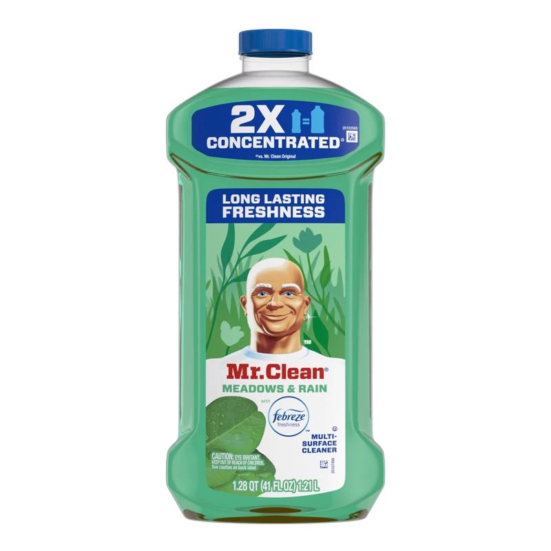 Mr. Clean 41 Oz Meadows & Rain Concentrated Multi-surface Cleaner With Febreze