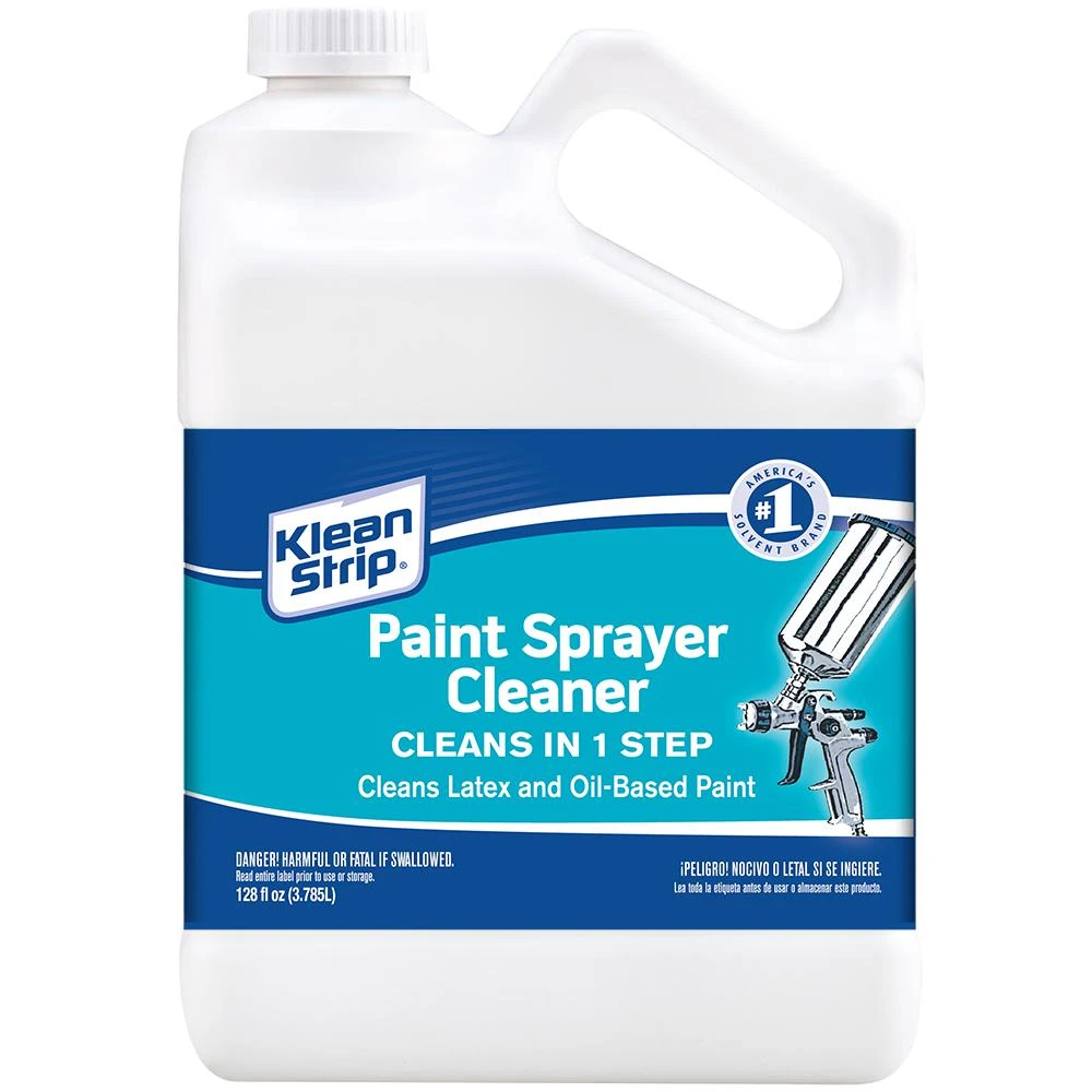 Klean Strip 1 Gallon Paint Sprayer Cleaner Liquid Jug
