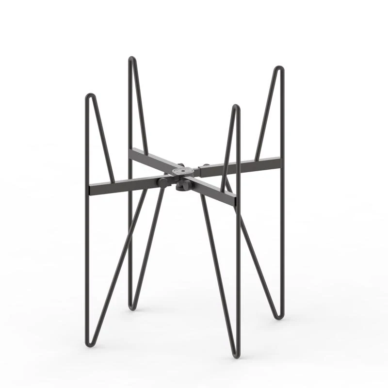 Gardien Black Steel Plant Stand, Indoor And Outdoor, 75 Lb Capacity