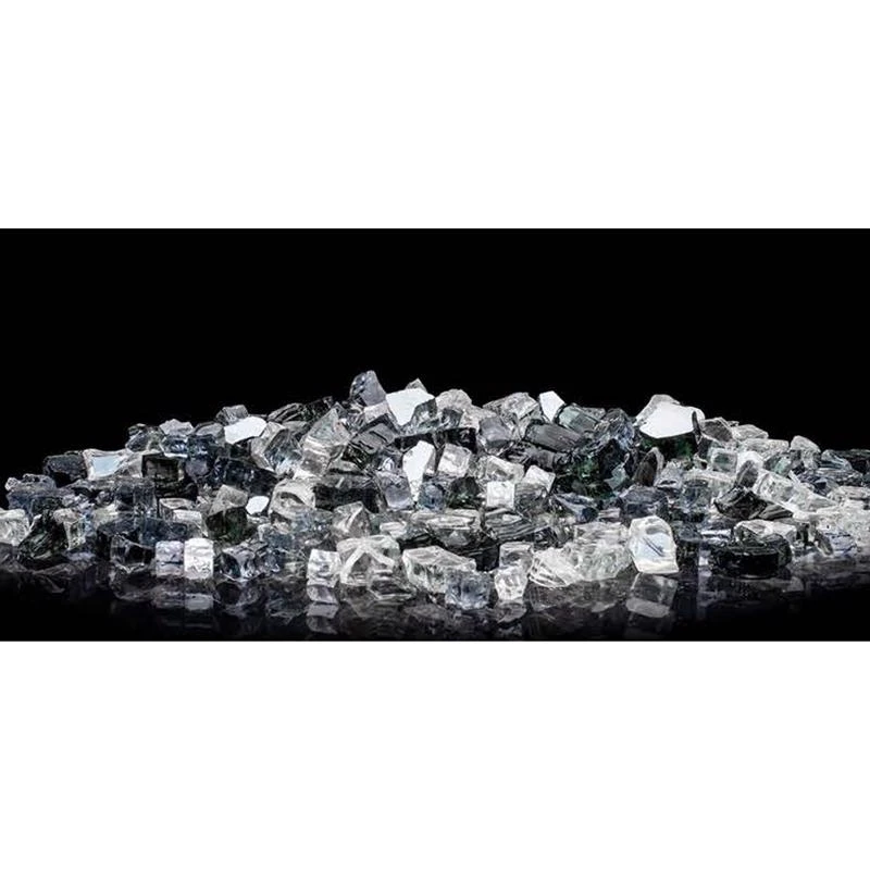 Bond Lava Midnight Sky Glass Fire Bowl Filler 8.66 H X 4.92 W X 5.12 D