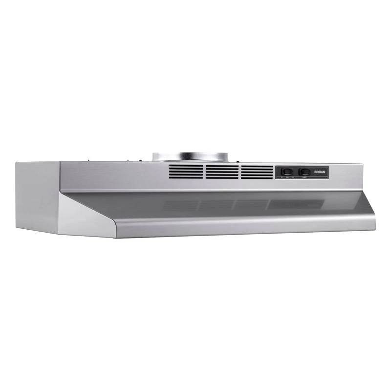 Broan 36 Inch Convertible Under-cabinet Range Hood, Stainless Finish, 230 Cfm