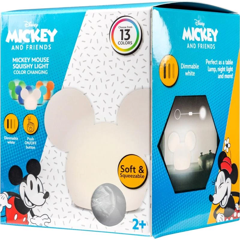 Disney Mickey Mouse Multicolored Led Battery Powered Night Light