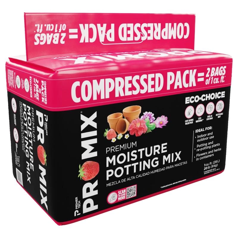 Pro-mix Potting Mix 2 Cubic Feet Bagged For Containers And Gardens