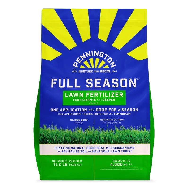 Pennington Full Season Slow-release Nitrogen Lawn Fertilizer 4000 Sq Ft For All Grasses