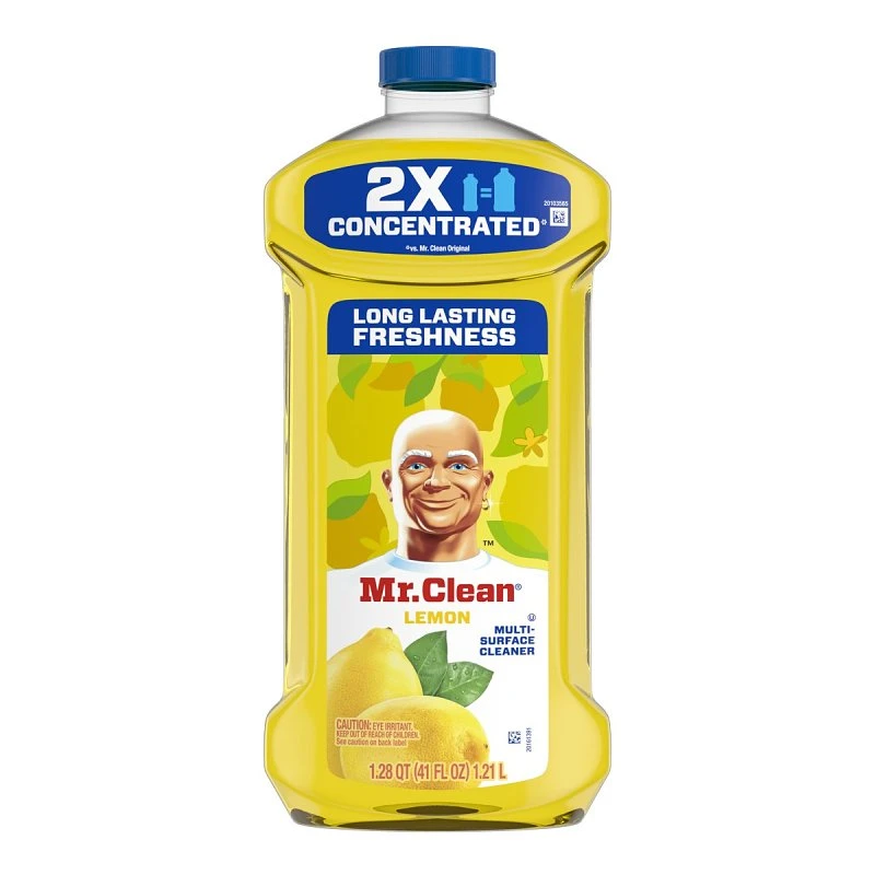 Mr. Clean Lemon Scent Concentrated All Purpose Cleaner Liquid 41 Oz Bottle