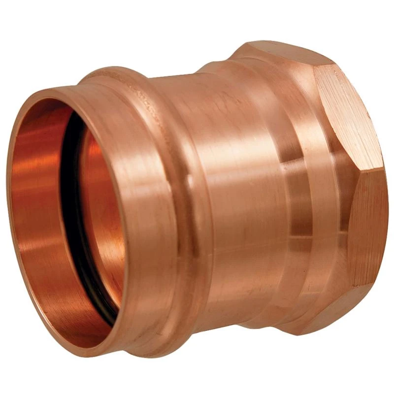 Nibco 3/4 In. Press X 1/2 In. Fip Wrought Copper Adapter Lead-free