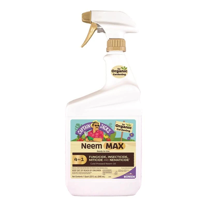 Bonide Captain Jack Organic Fungicide Insecticide Miticide Nematicide Liquid 32 Fl. Oz.