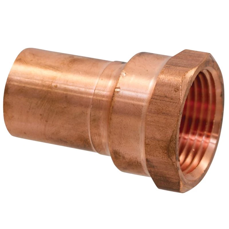 Nibco 1/2 In. Ftg X 1/2 In. D Fip Wrought Copper Adapter Lead-free