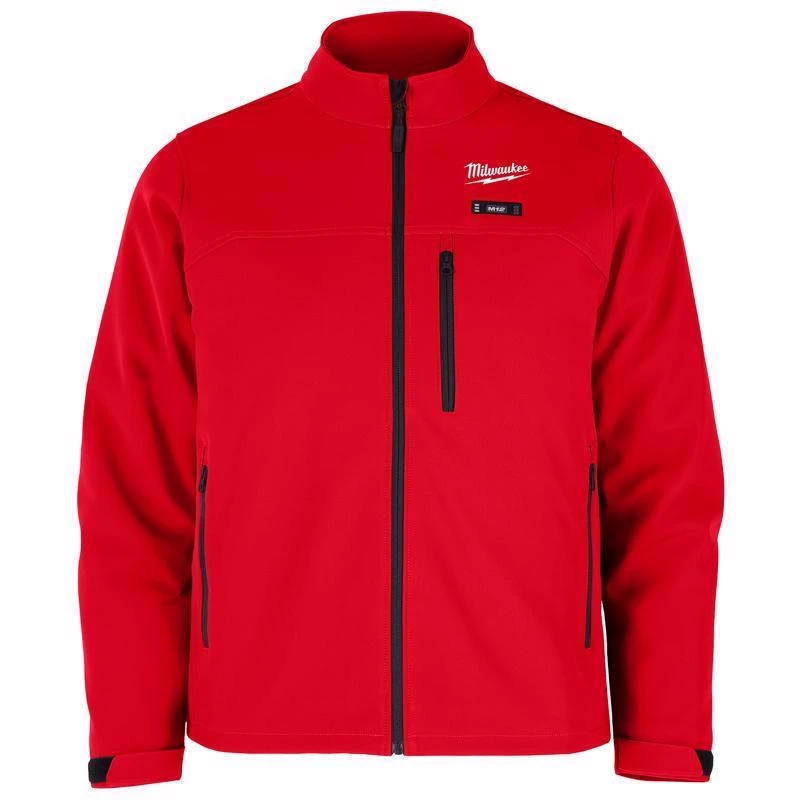 Milwaukee Xxl Unisex Heated Jacket Kit Red M12 Toughshell