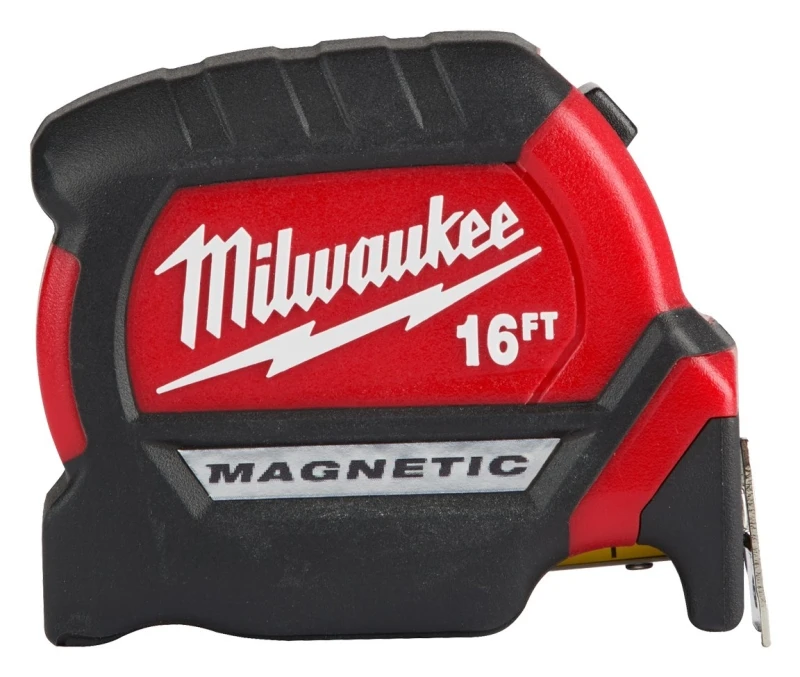 Milwaukee 16 Ft Magnetic Tape Measure With 12 Ft Standout And Sae Graduations