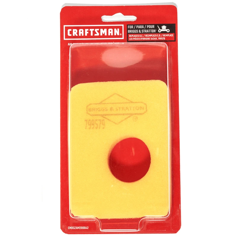 Craftsman Small Engine Air Filter For 5434k, 799579, Rectangular Shape