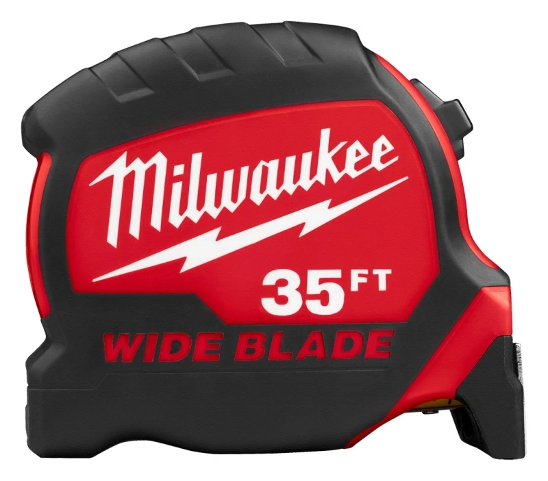 Milwaukee 35 Ft. Wide Blade Magnetic Tape Measure With Finger Stop