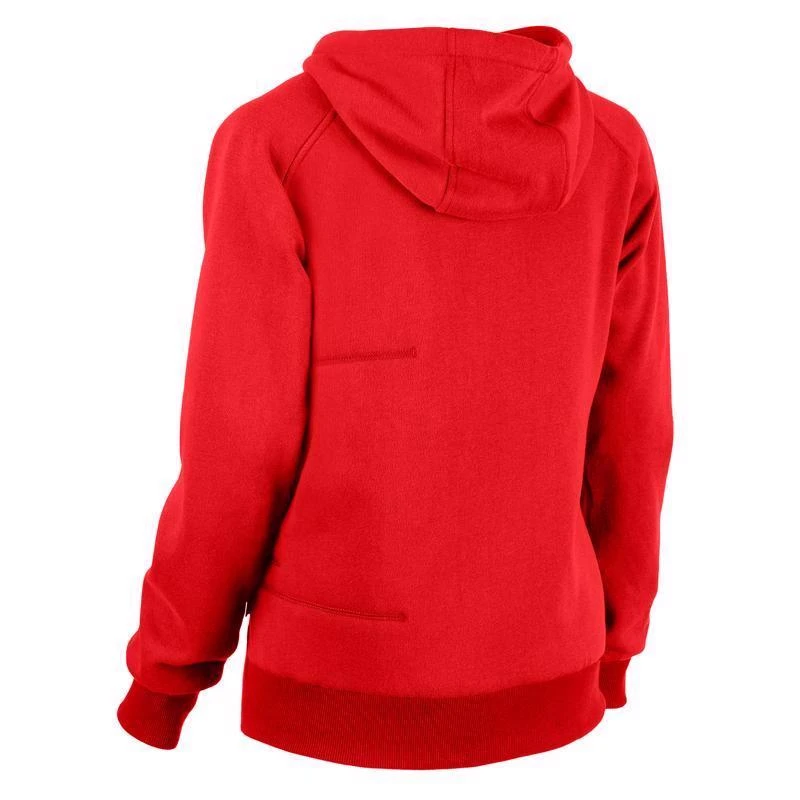Milwaukee Xs Women's Heated Hoodie Black And Red