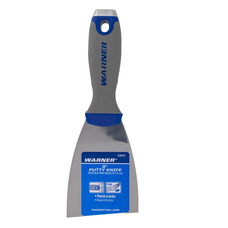 Warner 3 Inch Carbon Steel Flexible Putty Knife