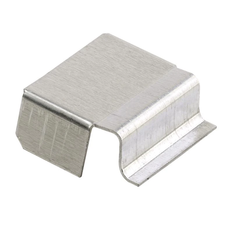 Prime-line 5/8 Inch Aluminum Spreader Bar Clip 6-piece Mill Finish