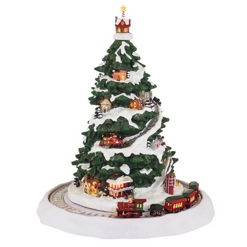 Mr. Christmas Led Winter Wonderland Christmas Eve Express Tree 12.5 In.