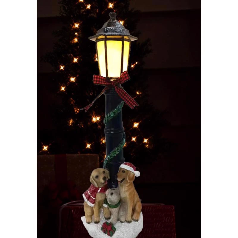 Sienna Led Multi-color Lamp Post Table Decor 13.75 Inch Battery Operated