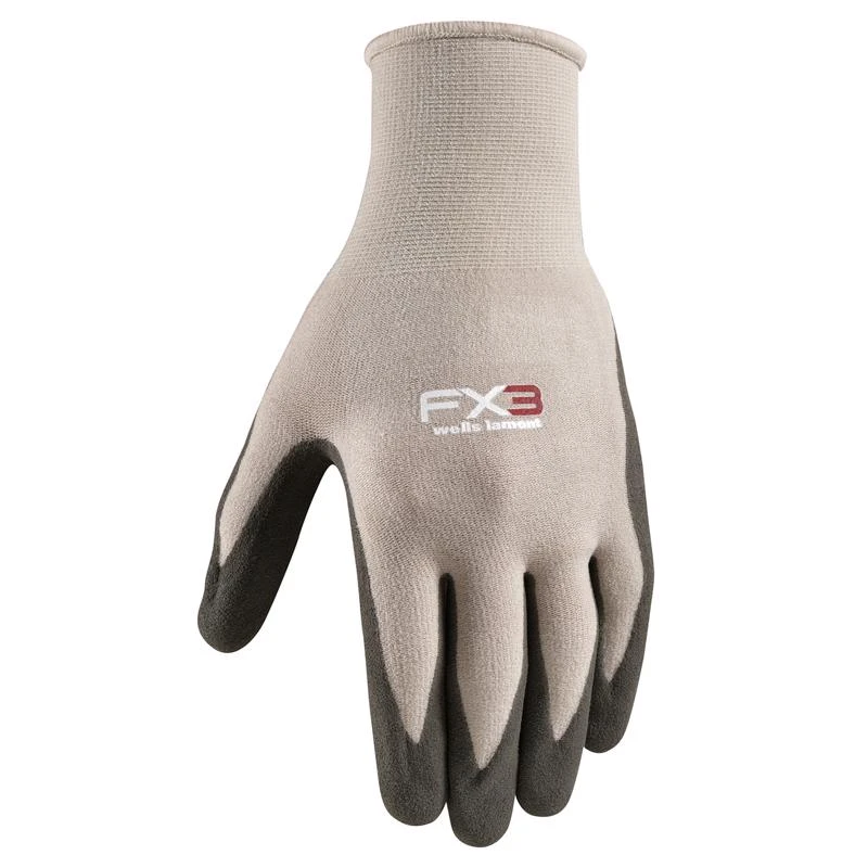 Wells Lamont Fx3 Men's Outdoor Work Gloves Black Tan Large 1 Pair