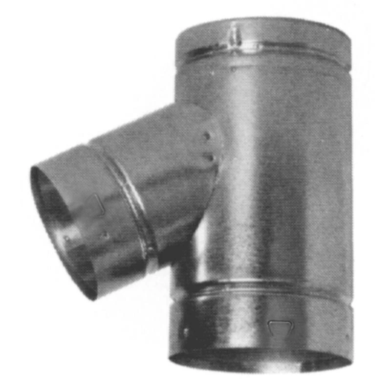 Selkirk 11.5 Inch Aluminum Galvanized Steel Double Wall Stove Pipe Kit