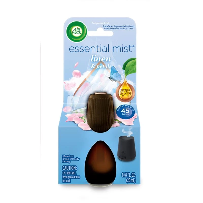 Air Wick Linen & Petals Scent Air Freshener Refill 0.67 Oz Liquid