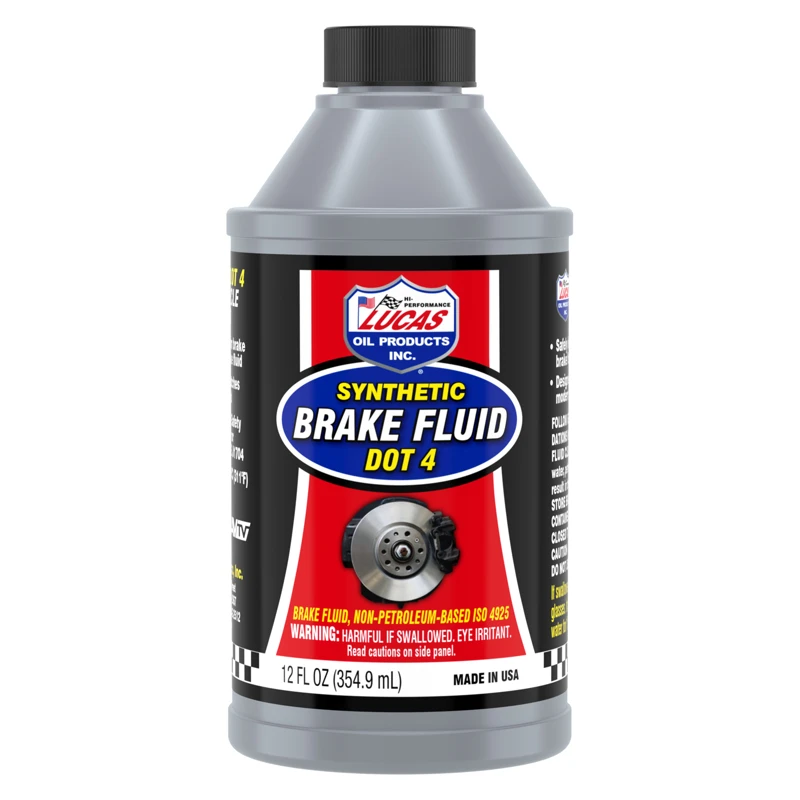 Lucas Oil Products Dot 4 Synthetic Brake Fluid 12 Oz Bottle