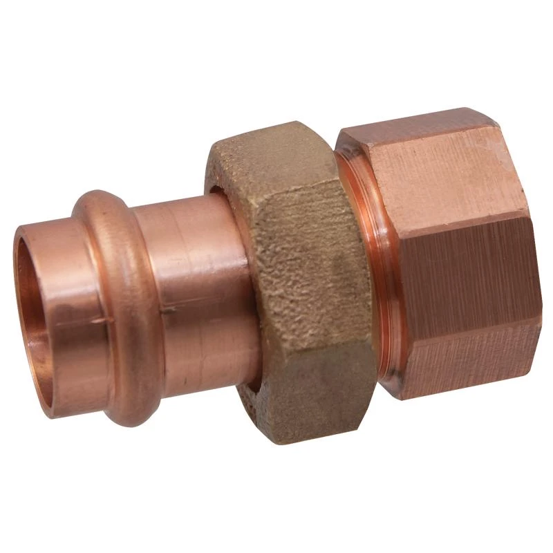Nibco Press System 1/2 In. Press X 1/2 In. Fnpt Wrought Copper Union Lead-free