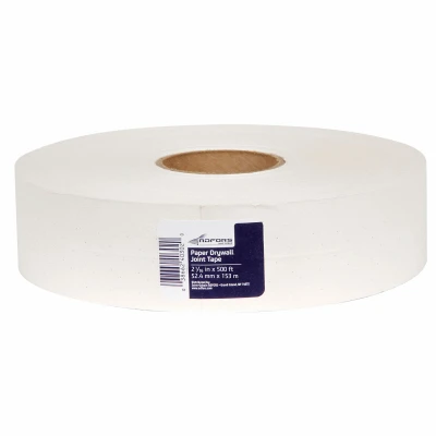 White Paper Drywall Joint Tape 2 and 1 Sixteenth Inches by 500 Feet
