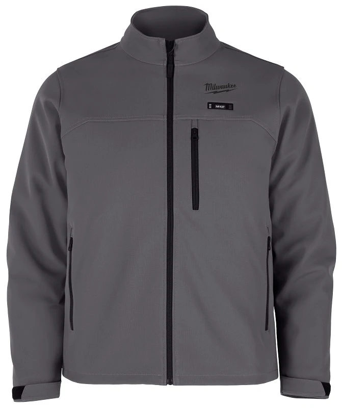 Milwaukee M12 Toughshell Men's Xl Gray Heated Jacket Kit With Battery